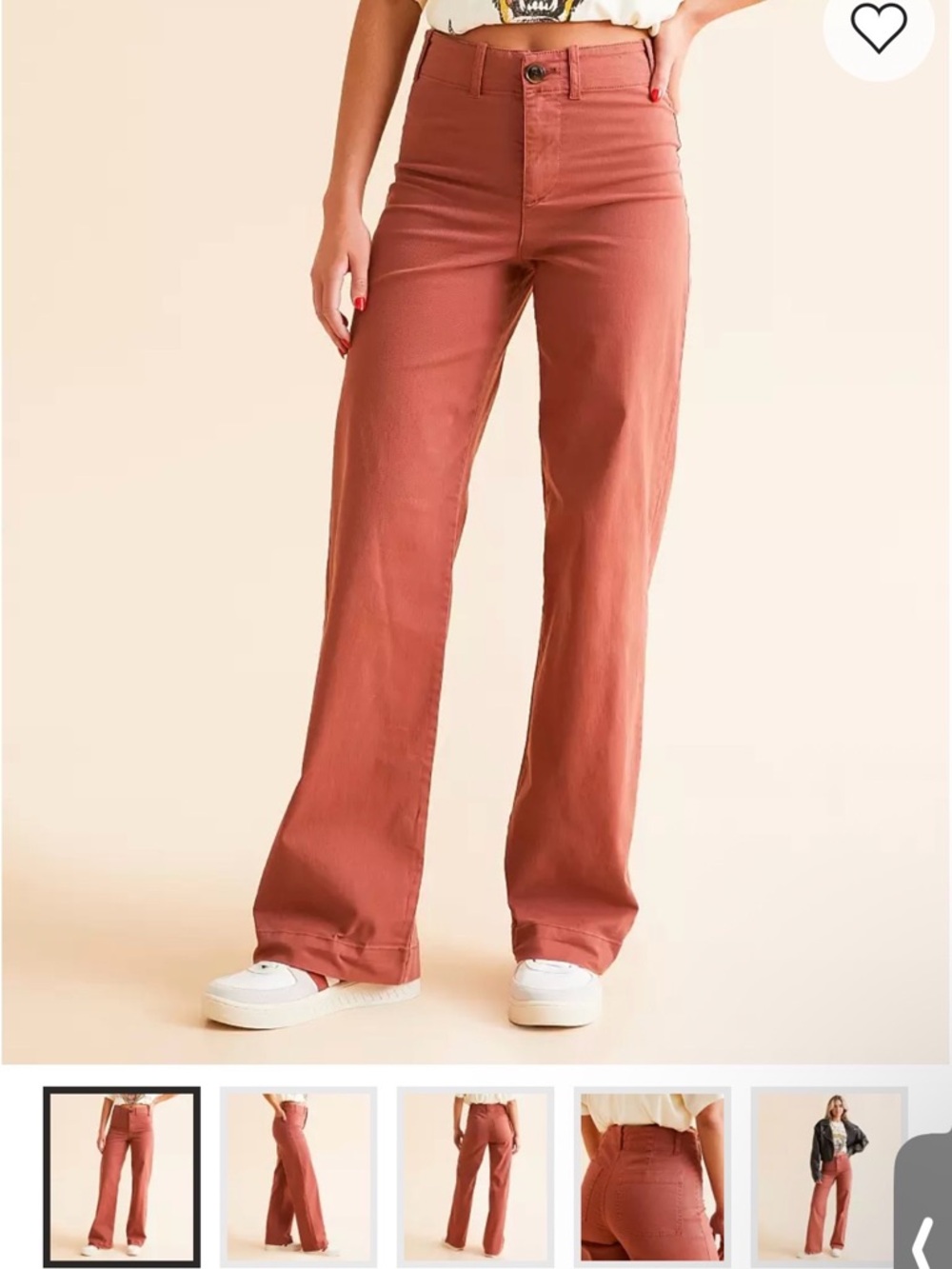 Wide-Leg Women's Pants in Dusty Rose